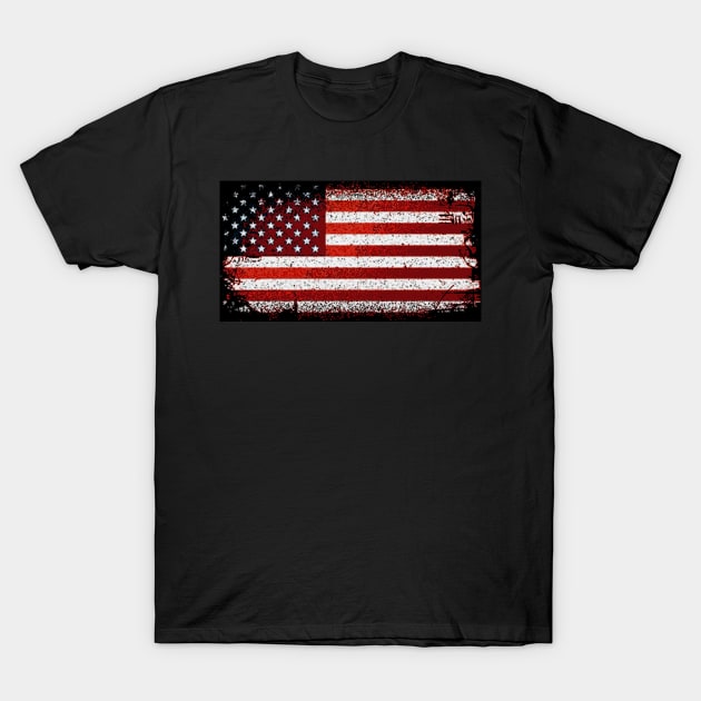 usa flag T-Shirt by oryan80